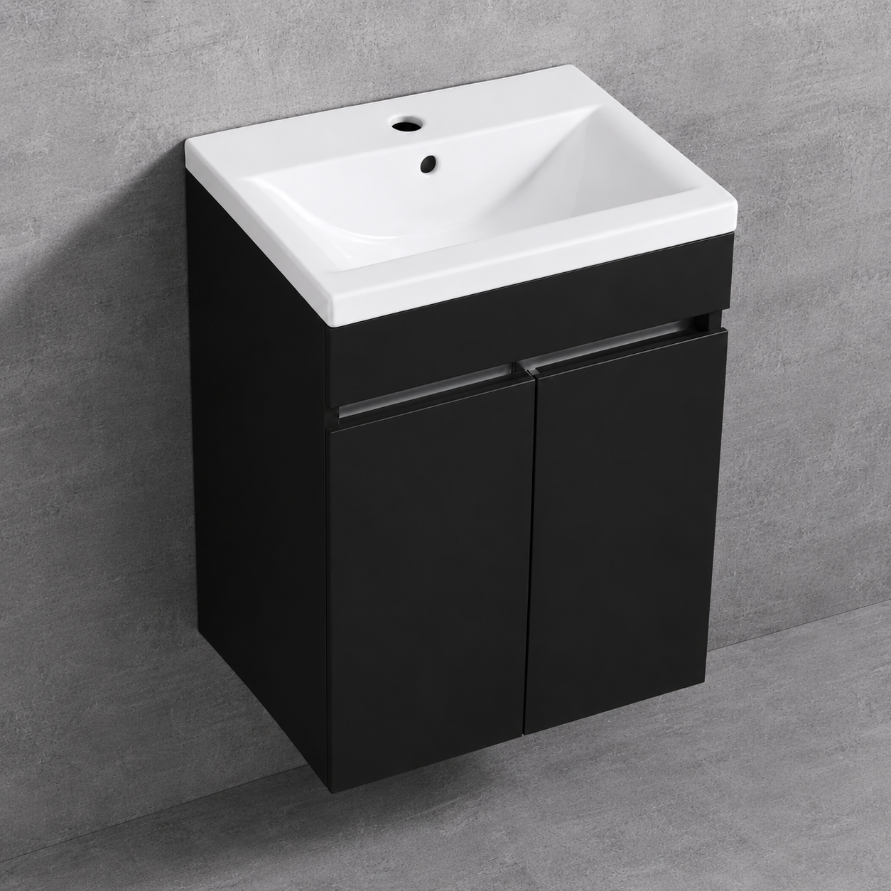 DES VANITY STELLA 600 WALL BLACK