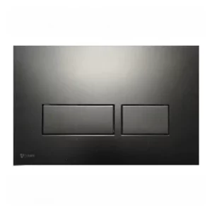 COBRA CISTERN WALL PLATE SQUARE MATT BLK