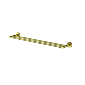 COBRA SEINE BR GOLD TOWEL RAIL DBL
