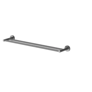 COBRA SEINE BR GUN GREY TOWEL RAIL DBL
