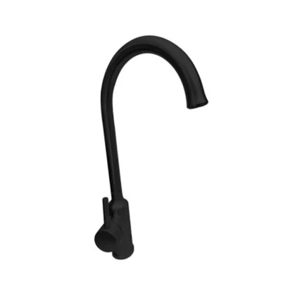 COBRA SINK MIXER SAVOUR ROUND MATT BLACK