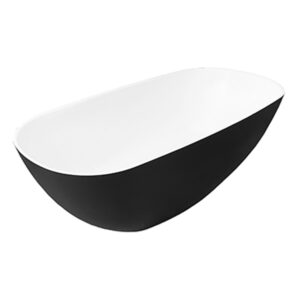 BATH TUB FREE STAND OVAL - 6812 BLACK