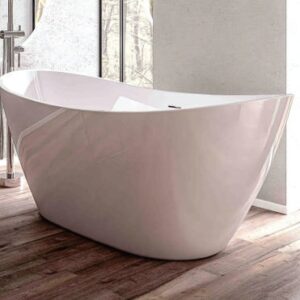 BATH TUB FREE STAND BOAT - 6014 WHITE