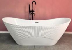 BATH TUB FREE STANDING BISCUIT - WHITE