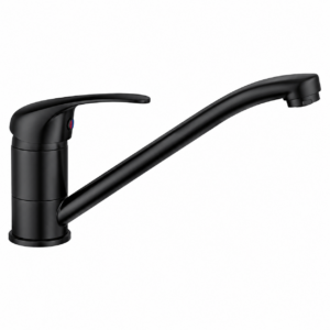 AQUA FLOW GENOA SINK MIXER DECK TYPE BLACK
