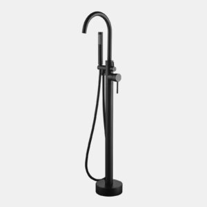 BLU BATH MIXER FREE STANDING ROUND BLACK