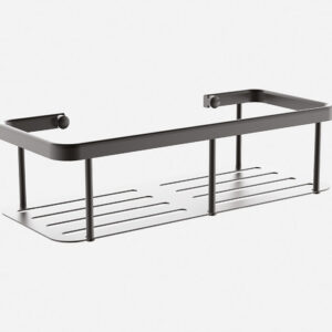 CASTAWAY BODIE BLACK SQUARE SHOWER SHELF