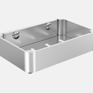 CASTAWAY ONYX SILVER SOAP BASKET